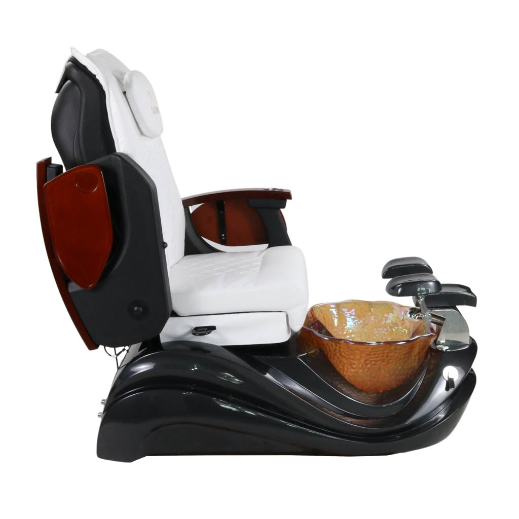 Pedicure Spa Chair - Phoenix (Wood | White | Black)