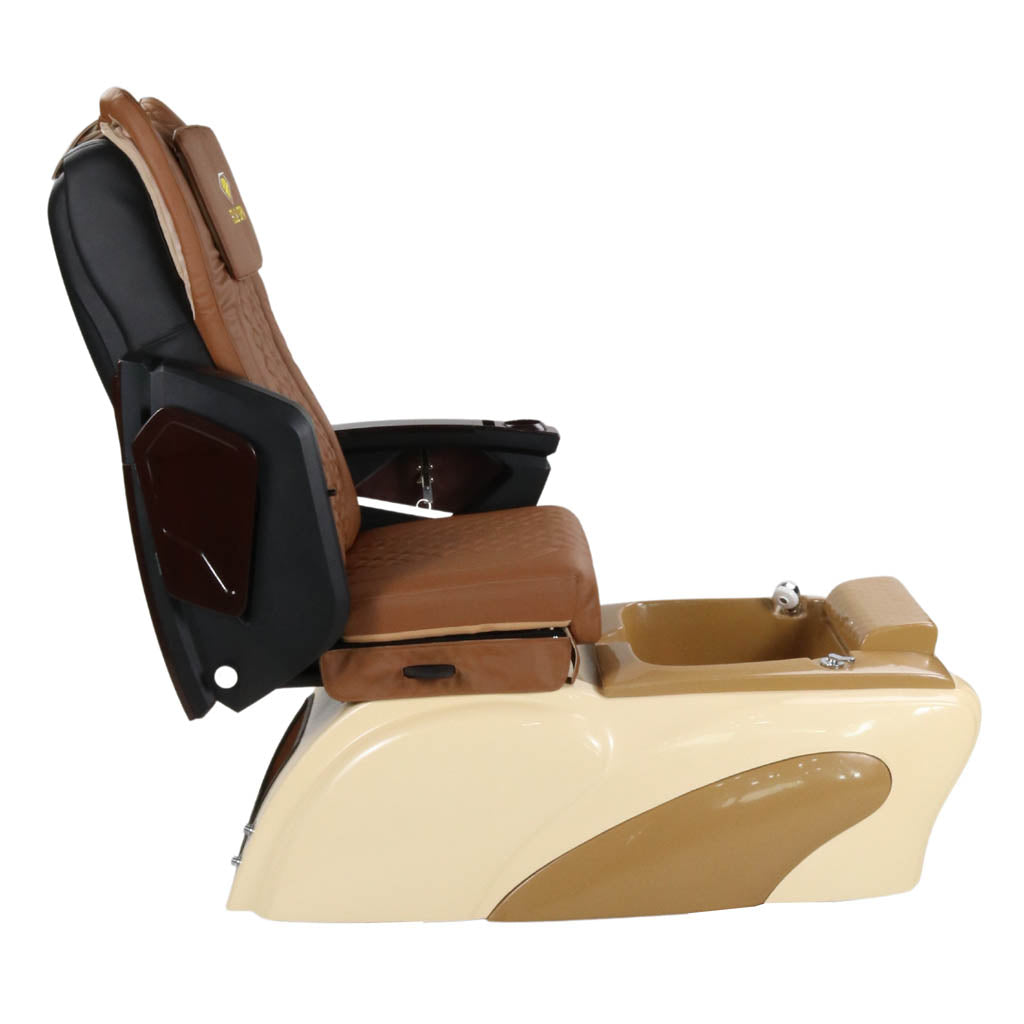 Pedicure Spa Chair - Expresso (Wood | Cappuccino | Cream)