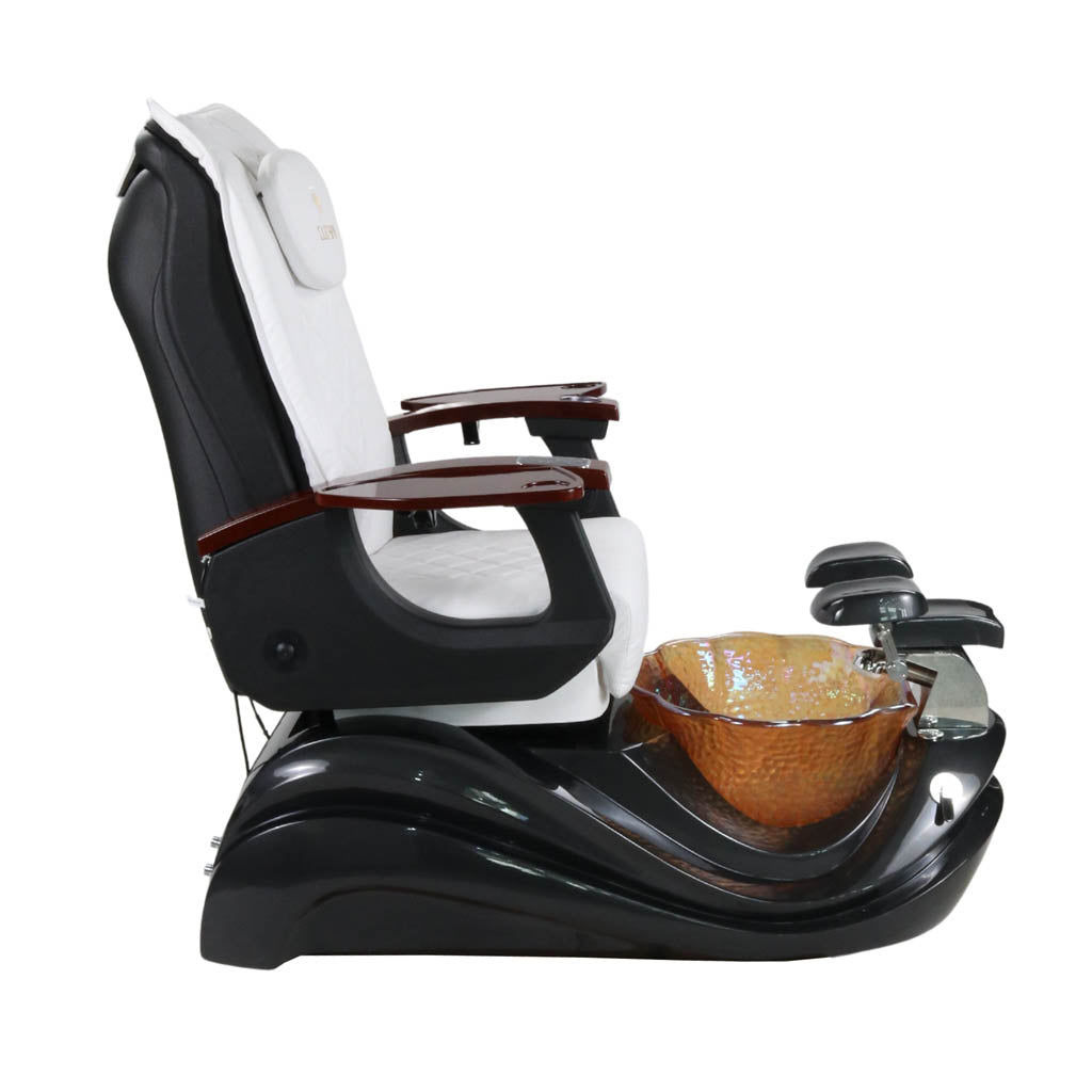 Pedicure Spa Chair - Phoenix (Wood | White | Black)