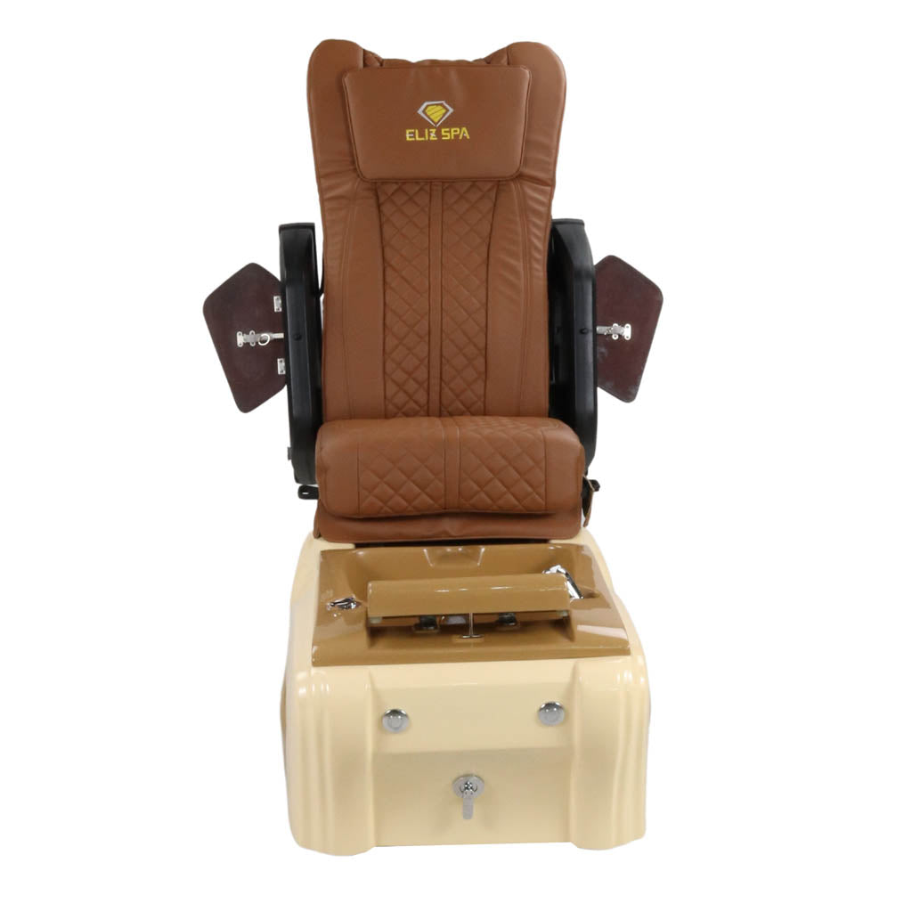 Pedicure Spa Chair - Expresso (Wood | Cappuccino | Cream)