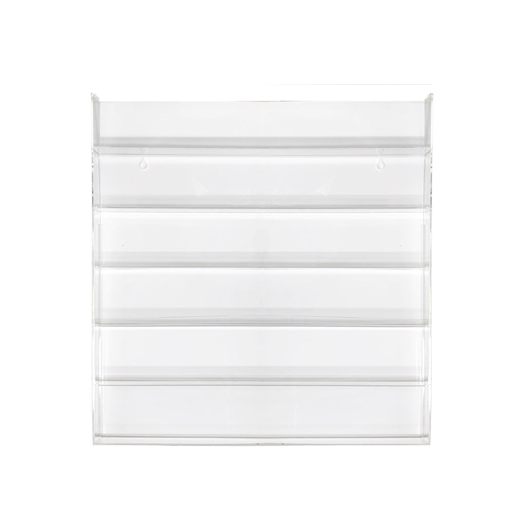 Clear Acrylic Wall Display - 90 Polish Bottles Colour Centre