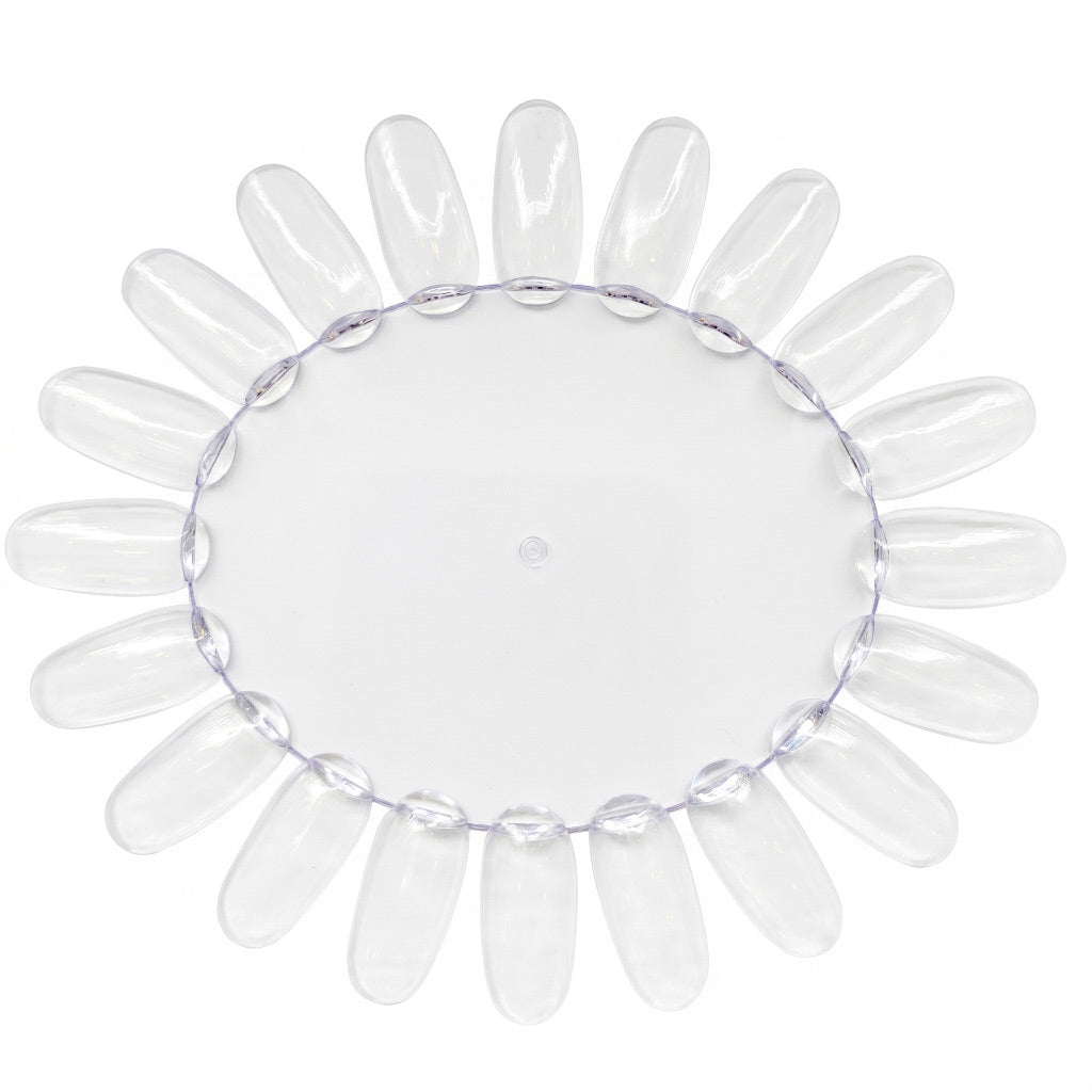 Color Wheel Oval Clear x10
