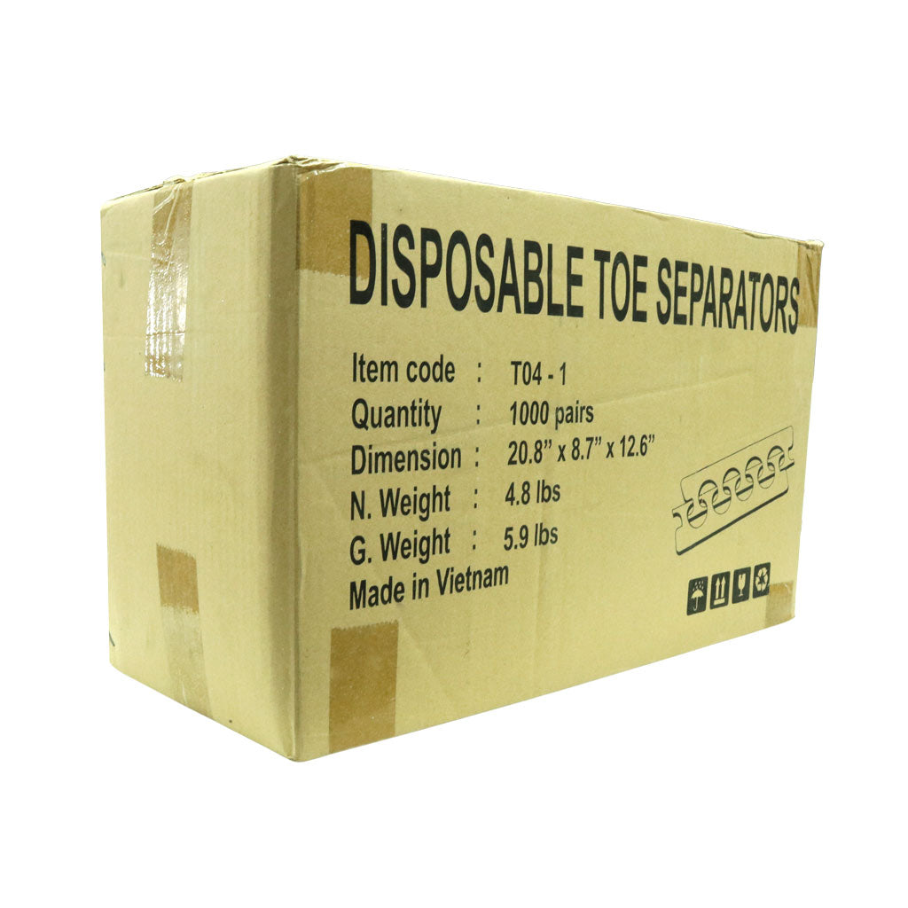 Disposable Toe Separators Assorted Colours - 1000pc (Carton)