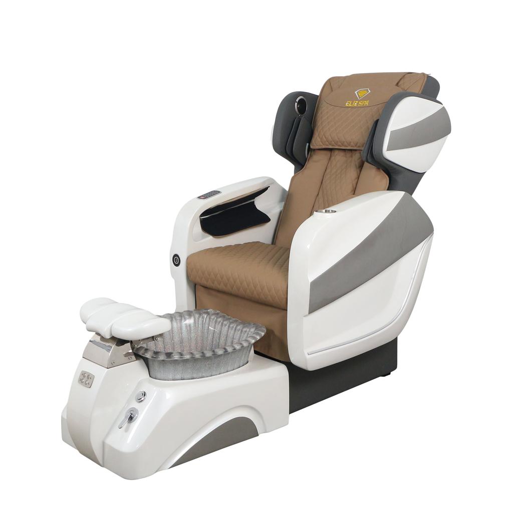 Pedicure Spa Chair - Titus (White | Beige | White)