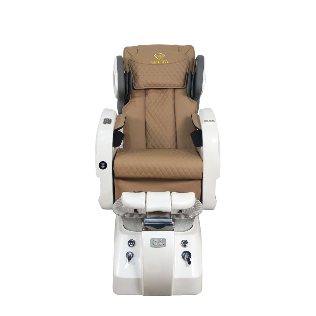 Pedicure Spa Chair - Titus (White | Beige | White)