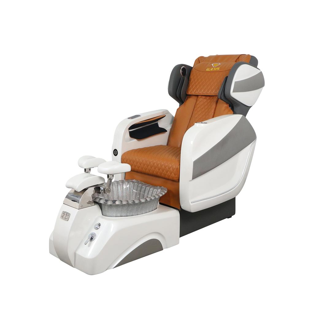 Pedicure Spa Chair - Titus (White | Cappuccino | White)