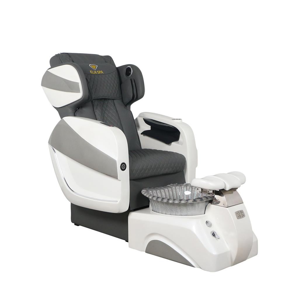 Pedicure Spa Chair - Titus (White | Grey | White)