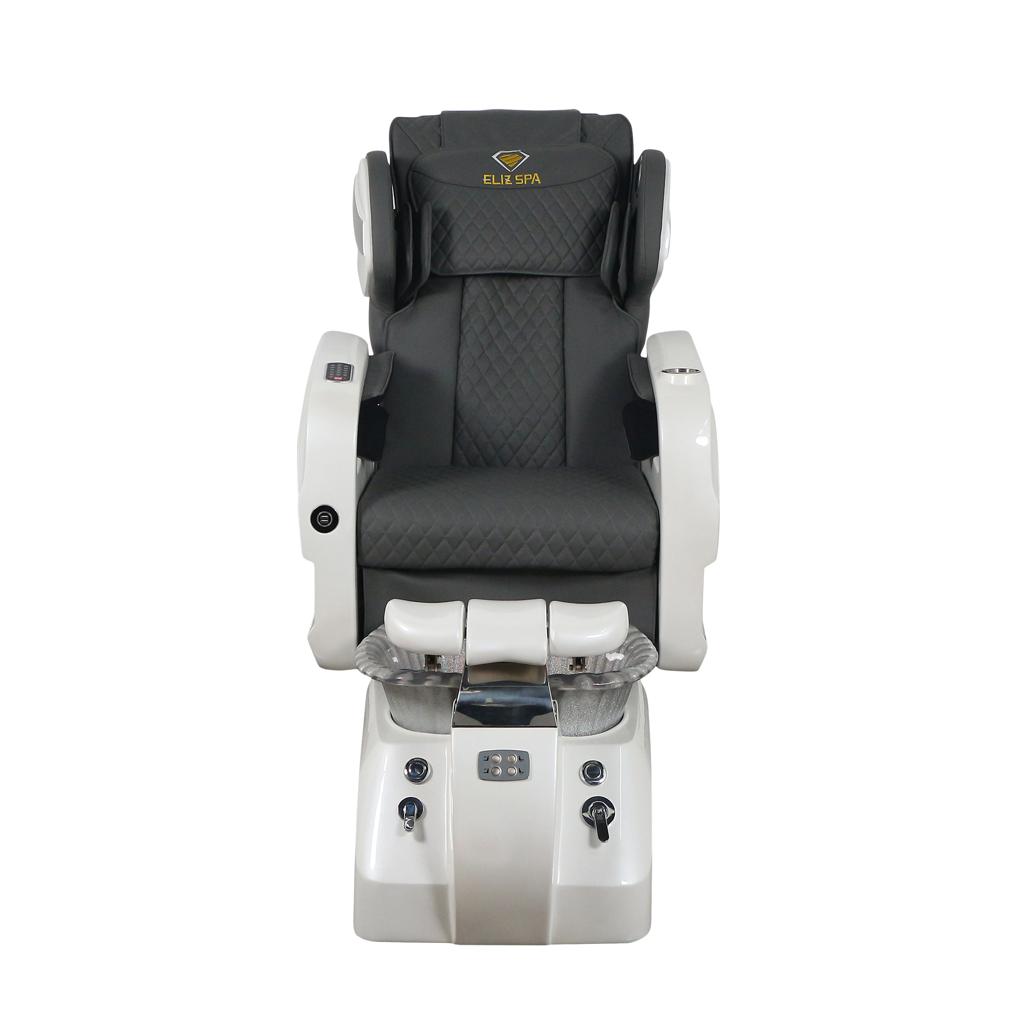 Pedicure Spa Chair - Titus (White | Grey | White)