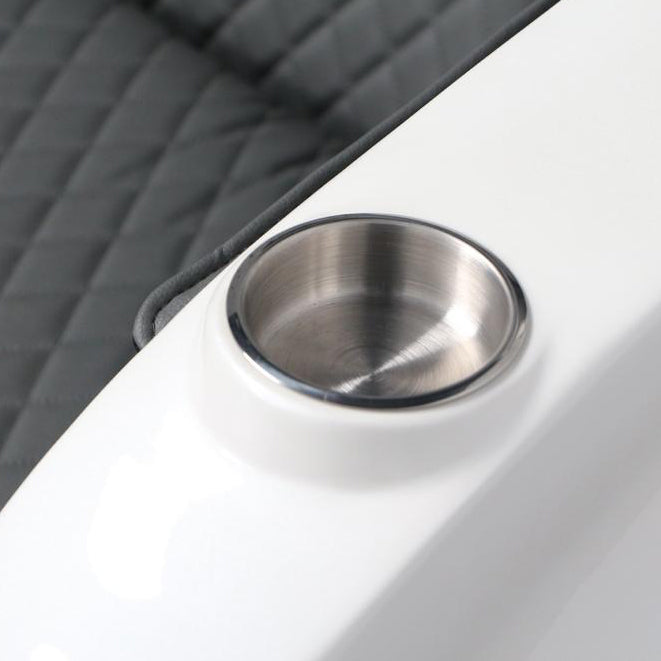 Pedicure Spa Chair - Titus (White | Black | White)