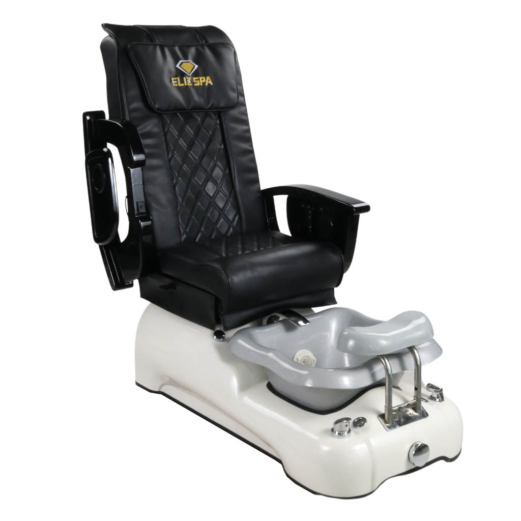 Pedicure Spa Chair - Dusk (Black | Black | White)