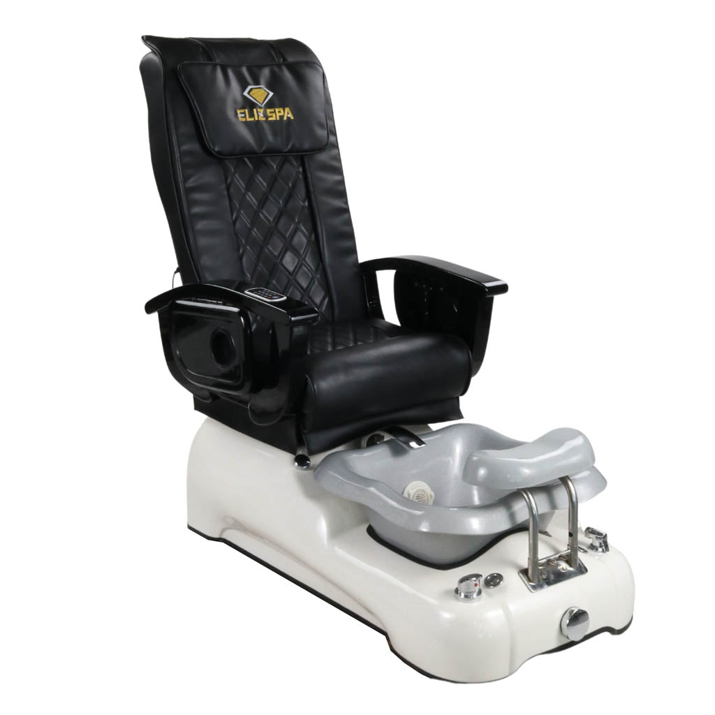 Pedicure Spa Chair - Dusk (Black | Black | White)