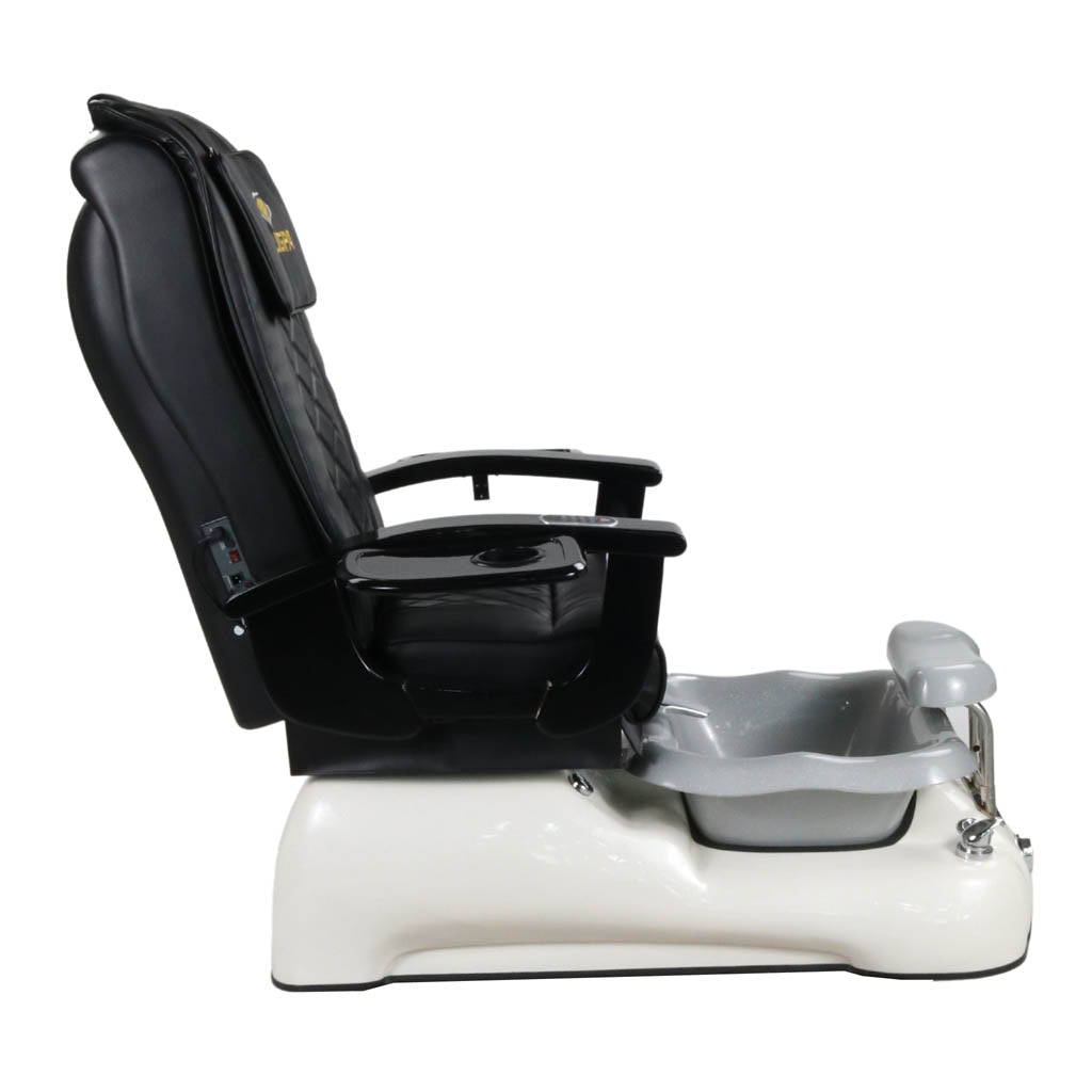 Pedicure Spa Chair - Dusk (Black | Black | White)