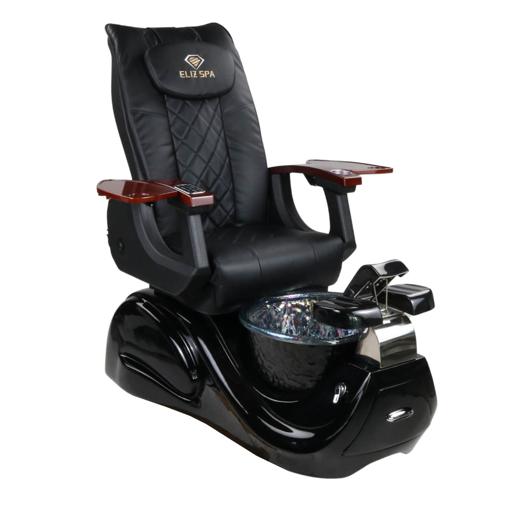 Pedicure Spa Chair - Oracle (Wood | Black | Black)