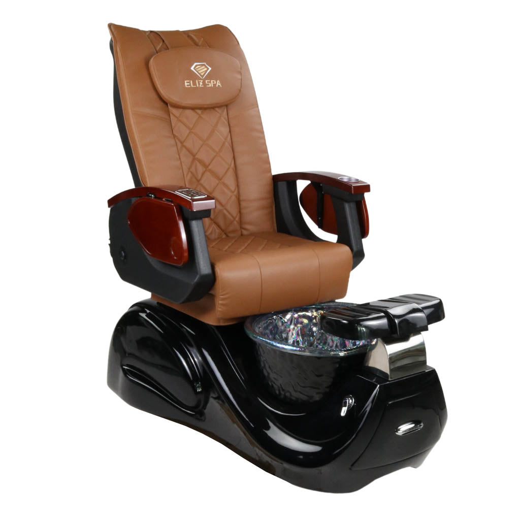 Pedicure Spa Chair - Oracle (Wood | Cappuccino | Black)