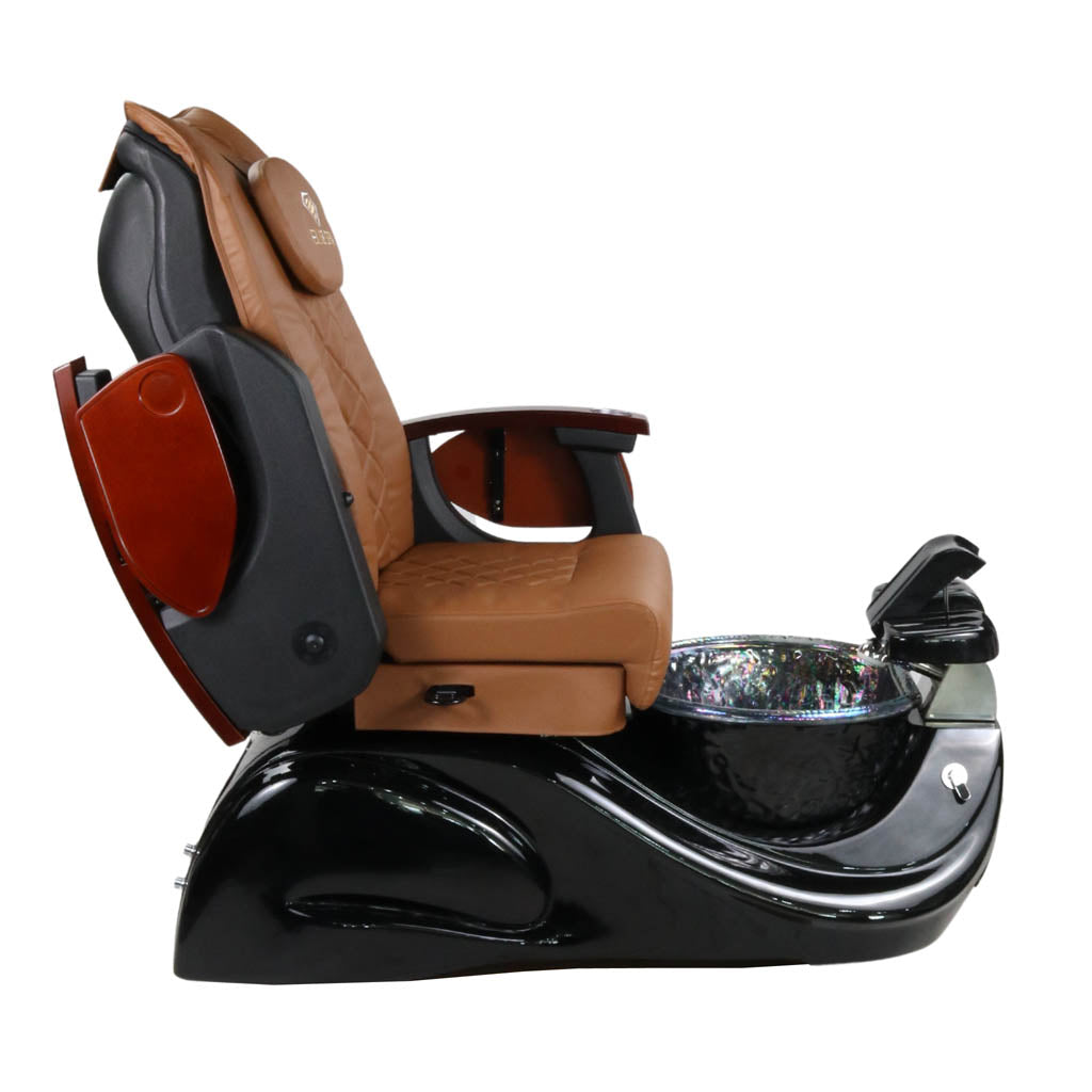 Pedicure Spa Chair - Oracle (Wood | Cappuccino | Black)