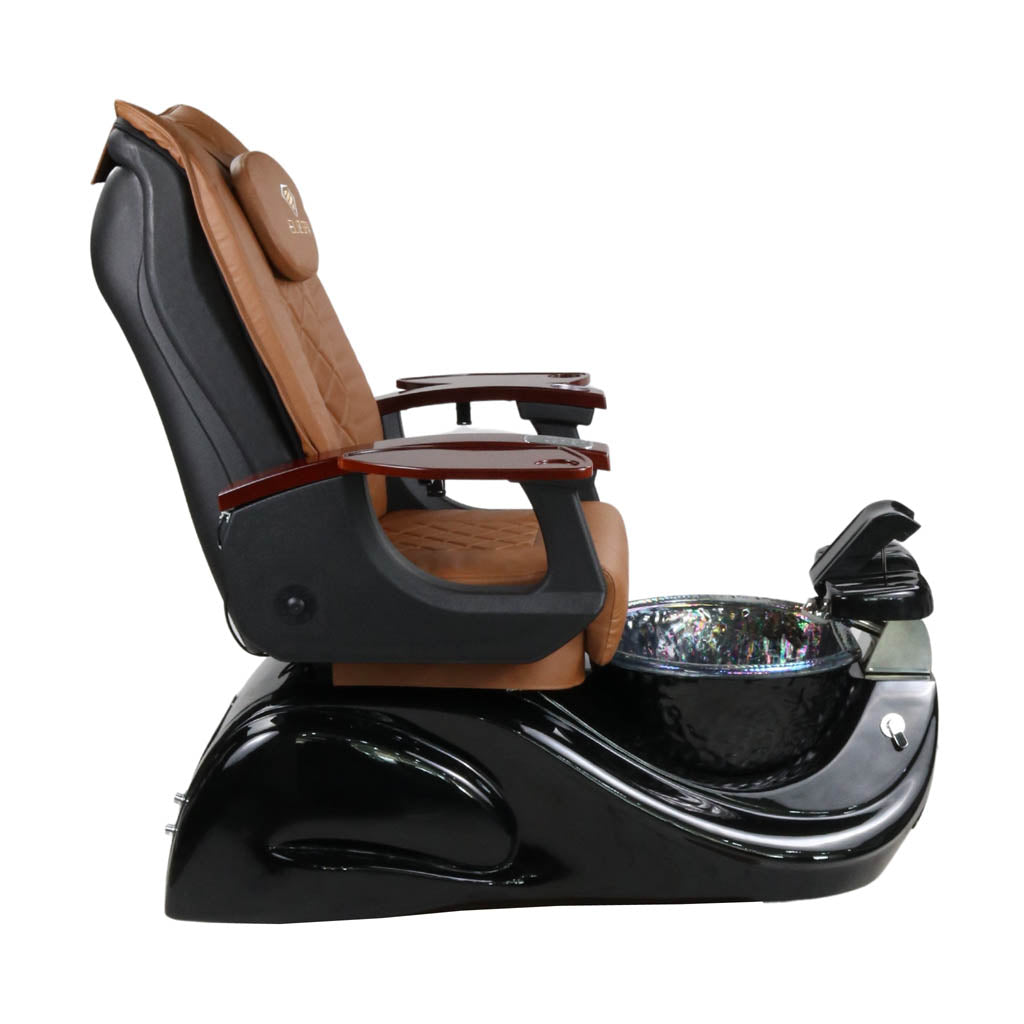 Pedicure Spa Chair - Oracle (Wood | Cappuccino | Black)