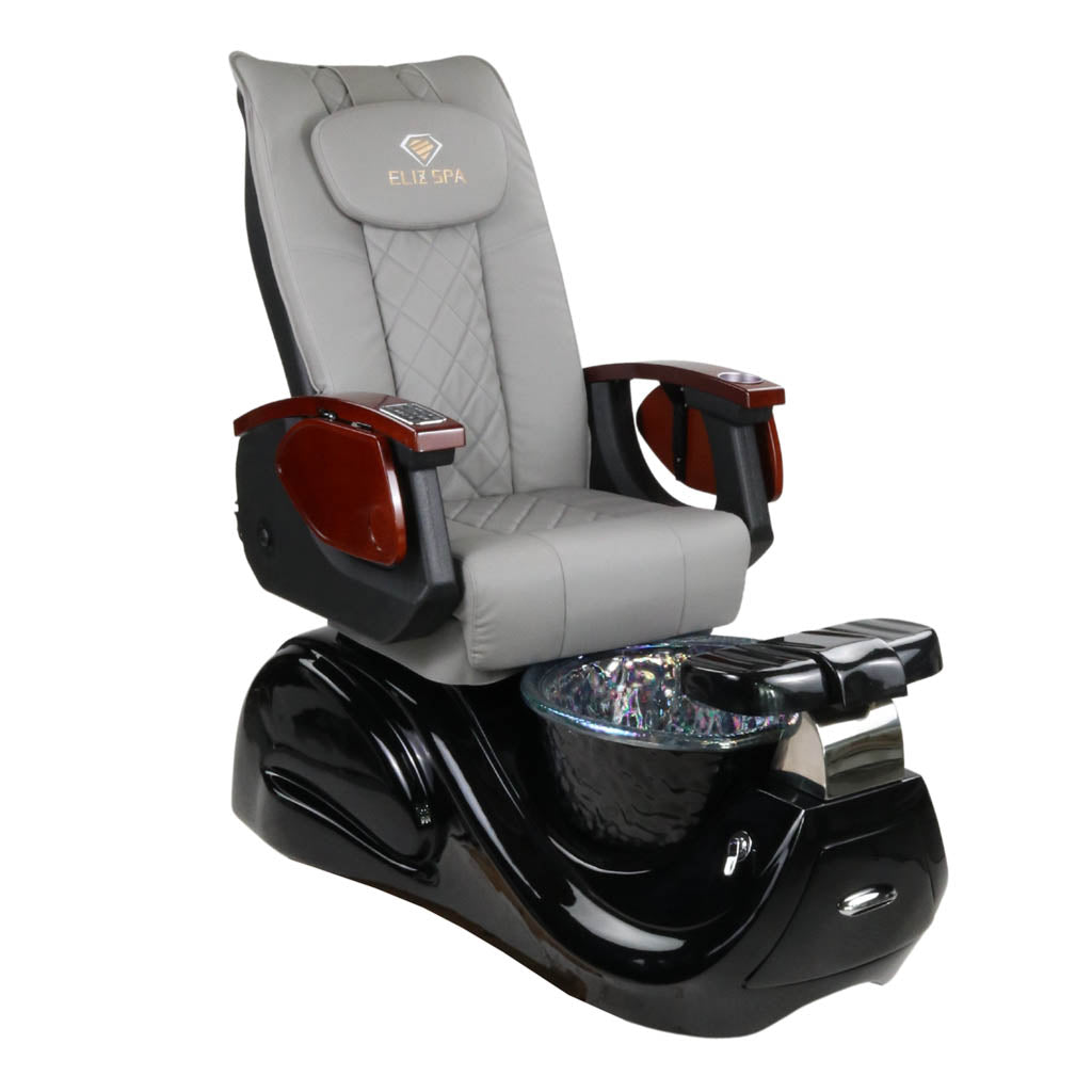 Pedicure Spa Chair - Oracle (Wood | Grey | Black)