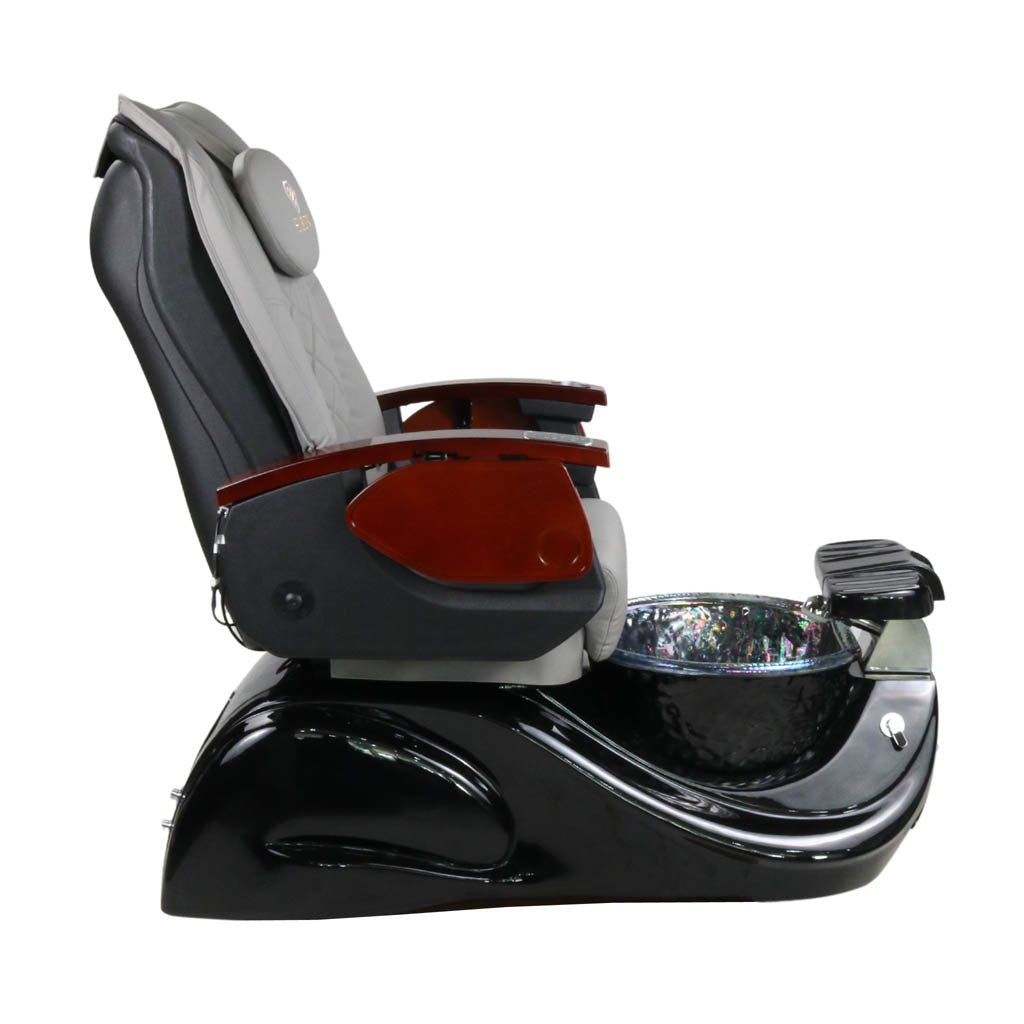 Pedicure Spa Chair - Oracle (Wood | Grey | Black)