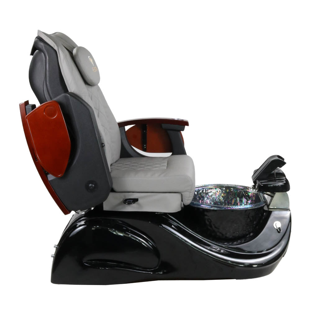 Pedicure Spa Chair - Oracle (Wood | Grey | Black)