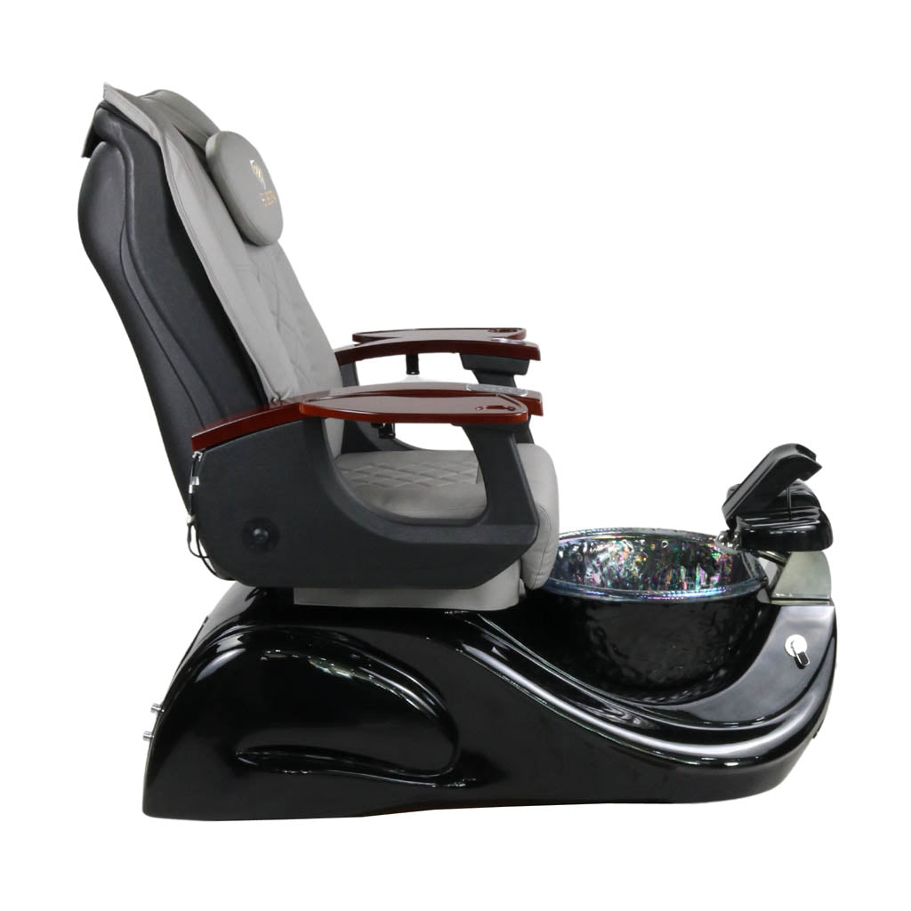 Pedicure Spa Chair - Oracle (Wood | Grey | Black)