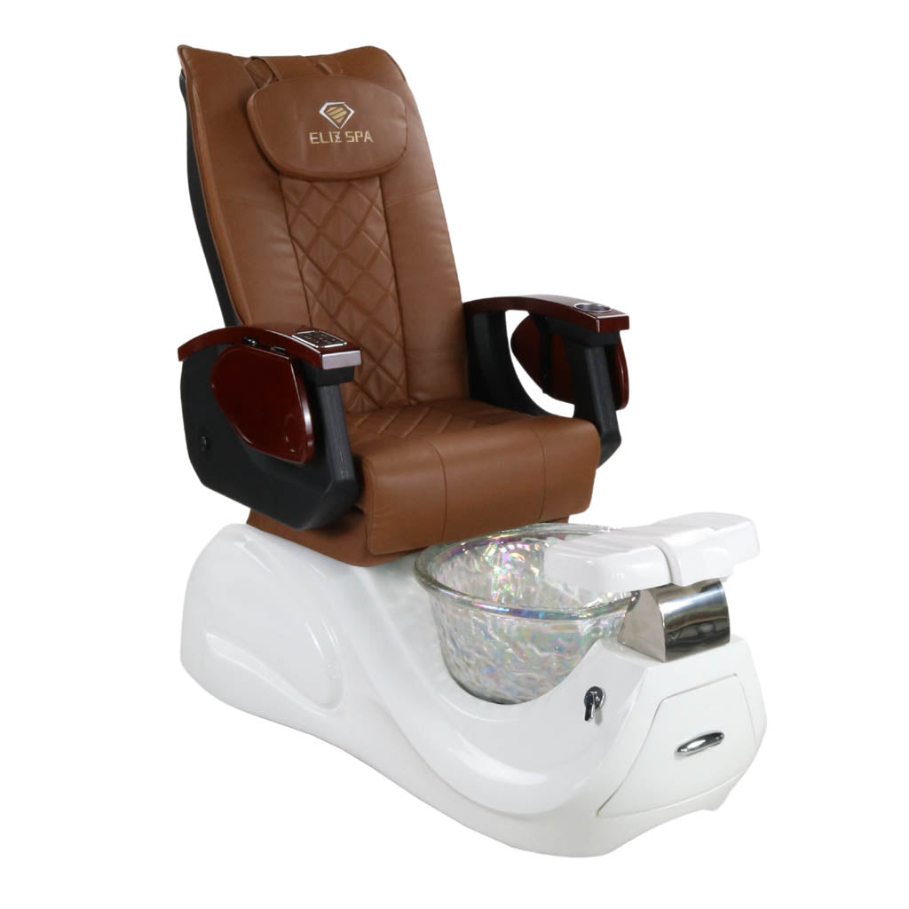 Pedicure Spa Chair - Oracle (Wood | Cappuccino | White)