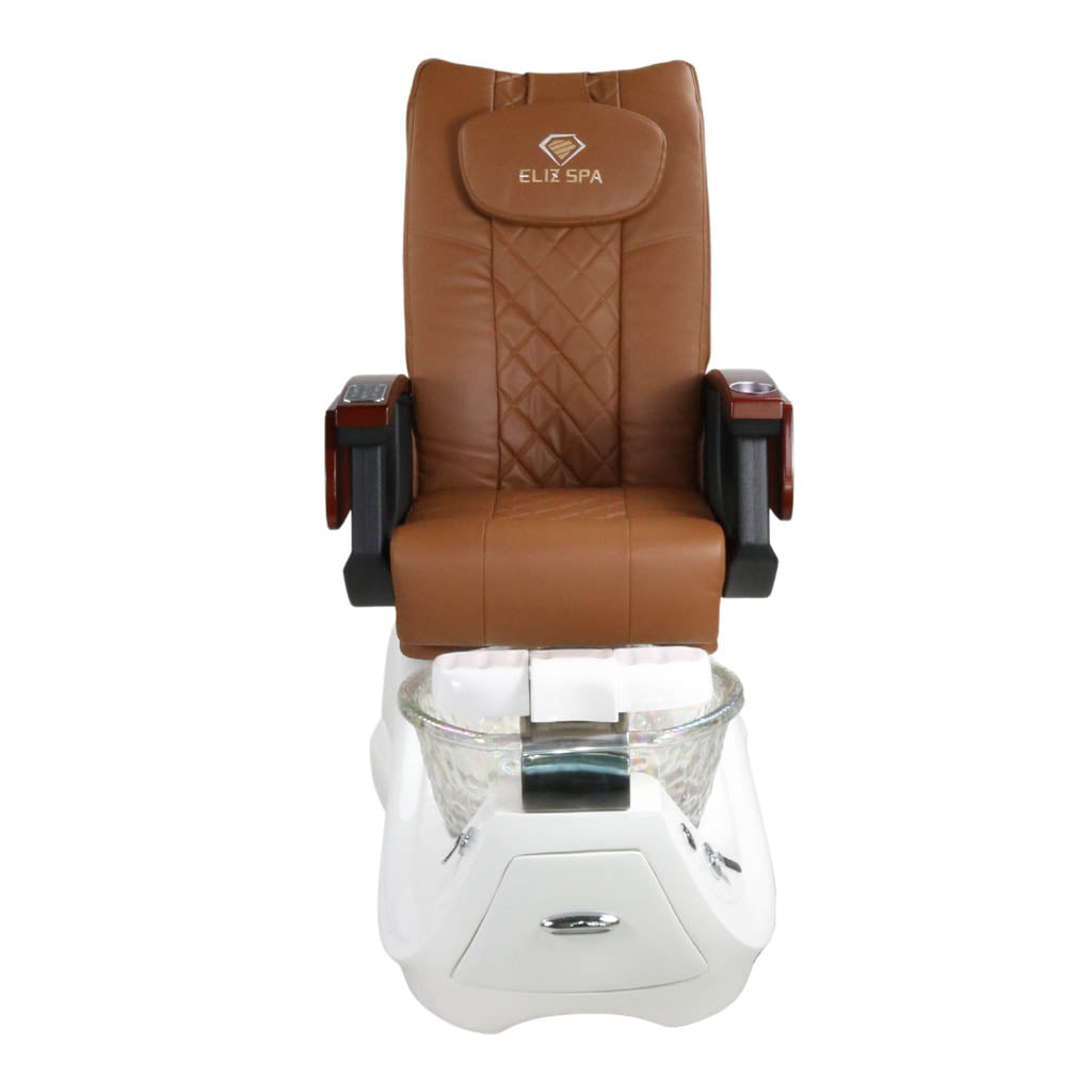 Pedicure Spa Chair - Oracle (Wood | Cappuccino | White)