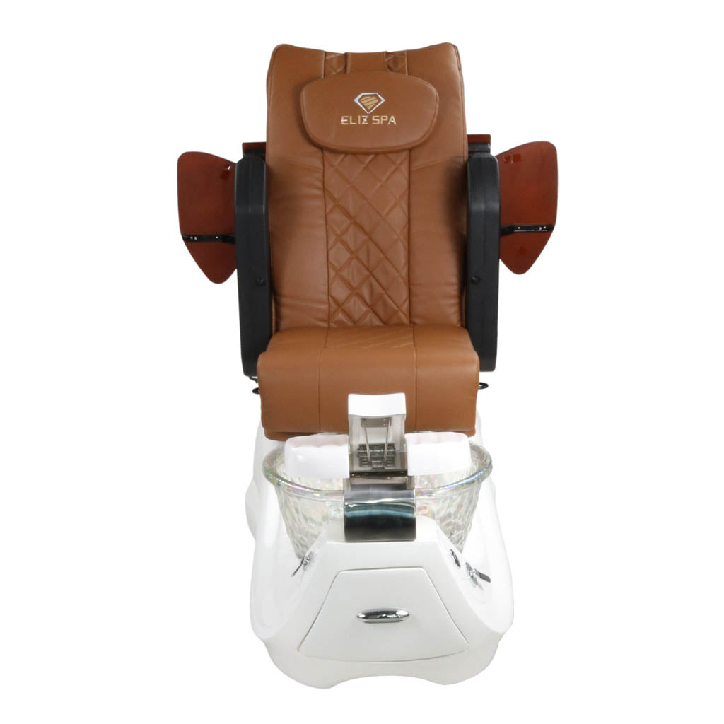 Pedicure Spa Chair - Oracle (Wood | Cappuccino | White)