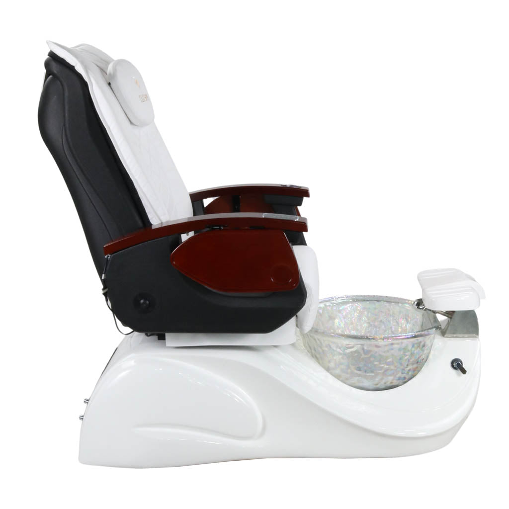 Pedicure Spa Chair - Oracle (Wood | White | White)