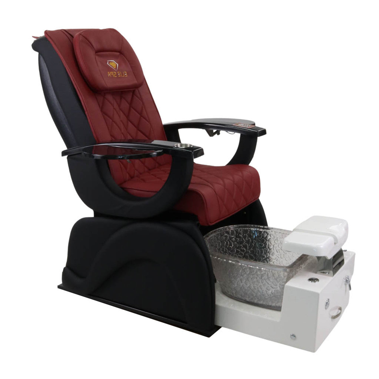 Pedicure Spa Chair - Omega Retractable (Black | Burgundy | White)
