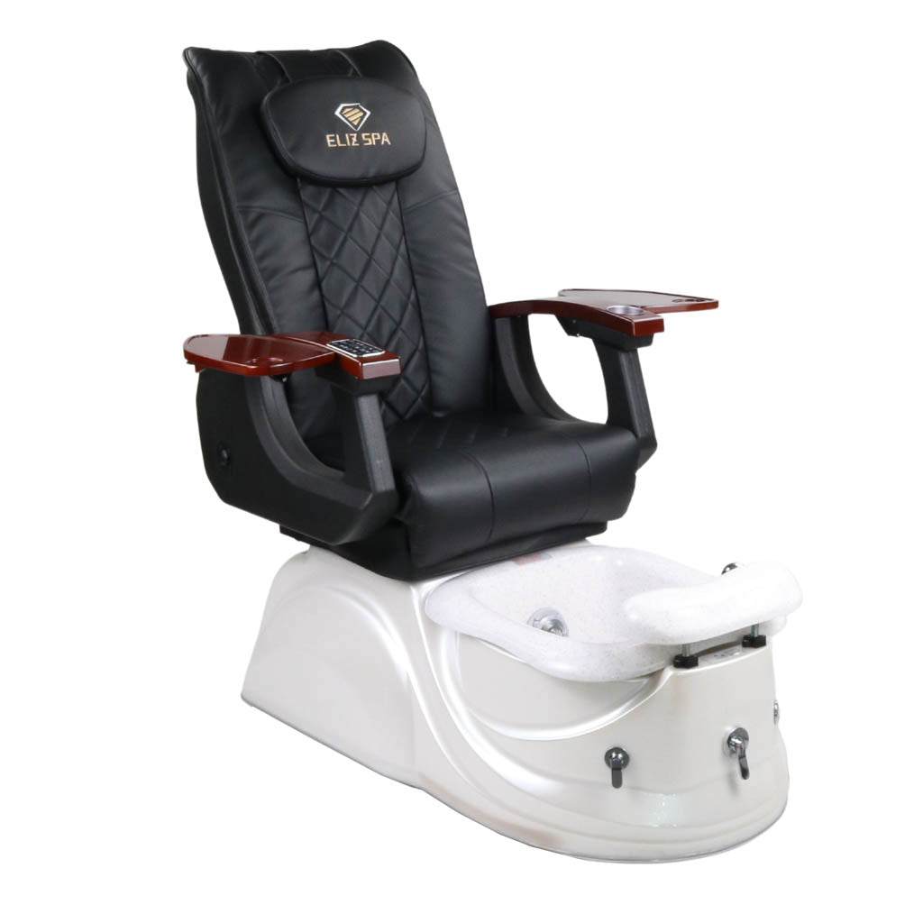 Pedicure Spa Chair - Pearl (Wood | Black | White)