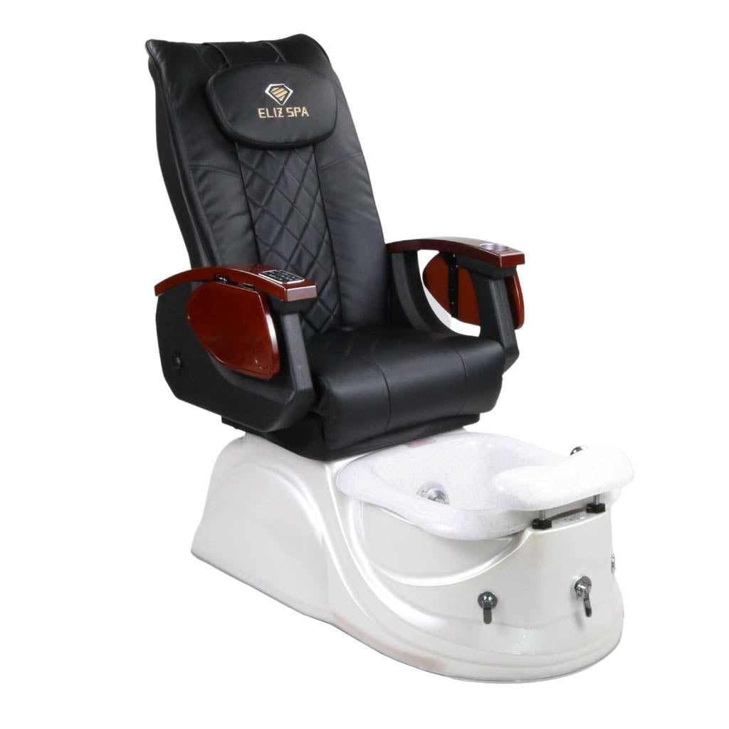 Pedicure Spa Chair - Pearl (Wood | Black | White)