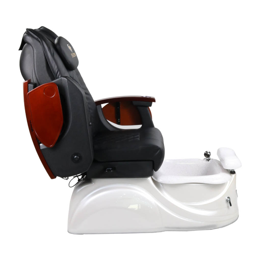 Pedicure Spa Chair - Pearl (Wood | Black | White)