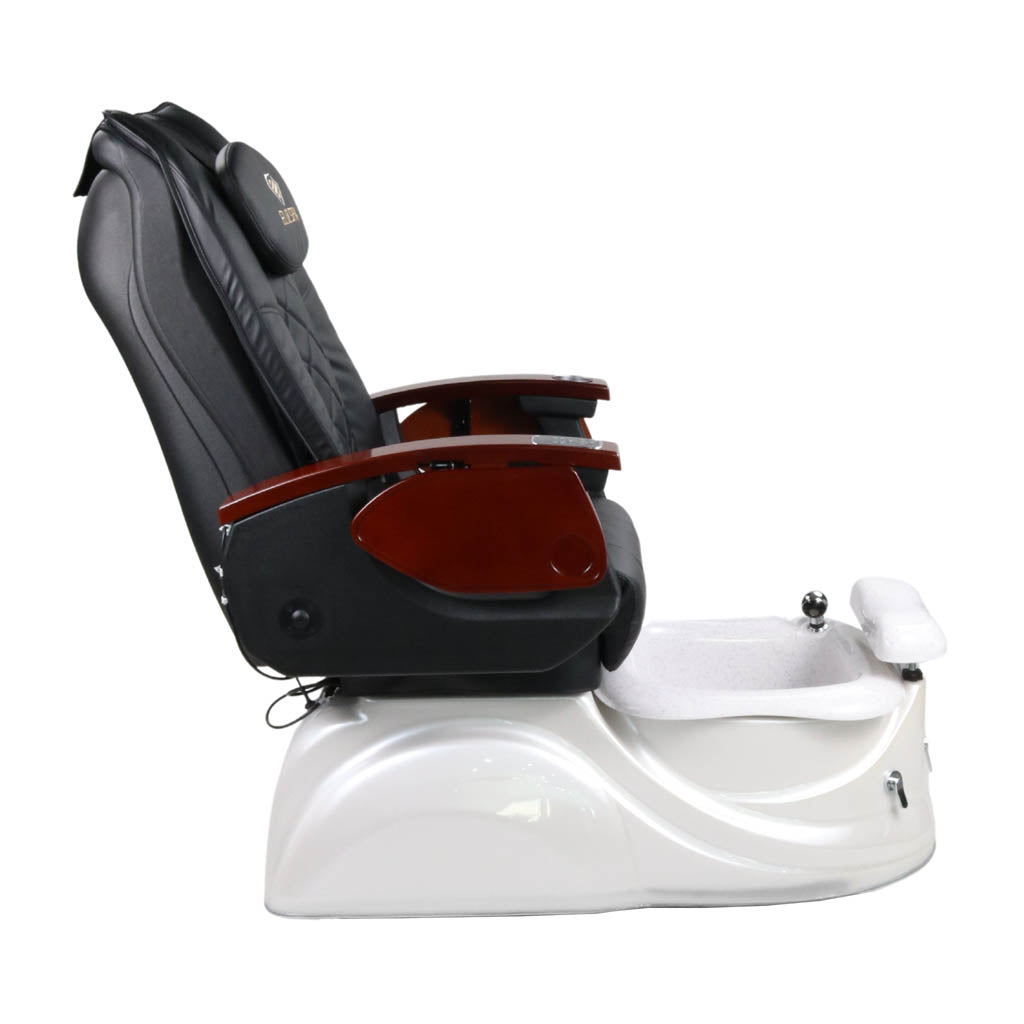 Pedicure Spa Chair - Pearl (Wood | Black | White)