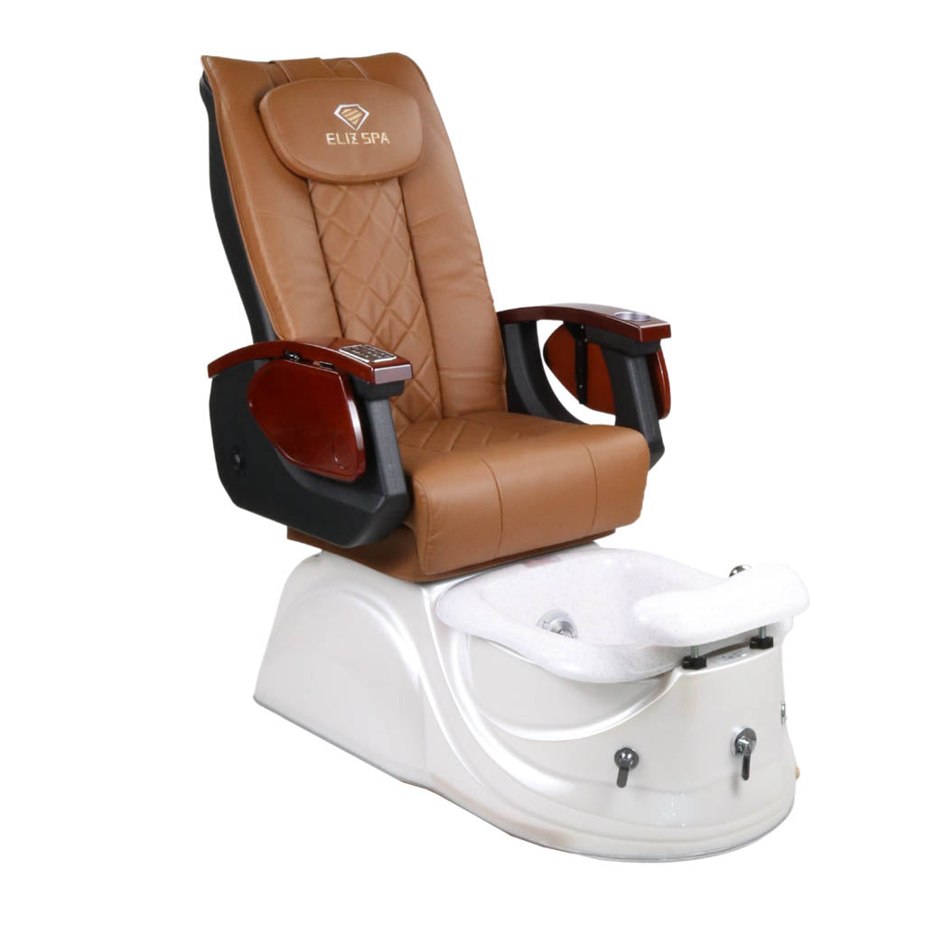 Pedicure Spa Chair - Pearl (Wood | Cappuccino | White)