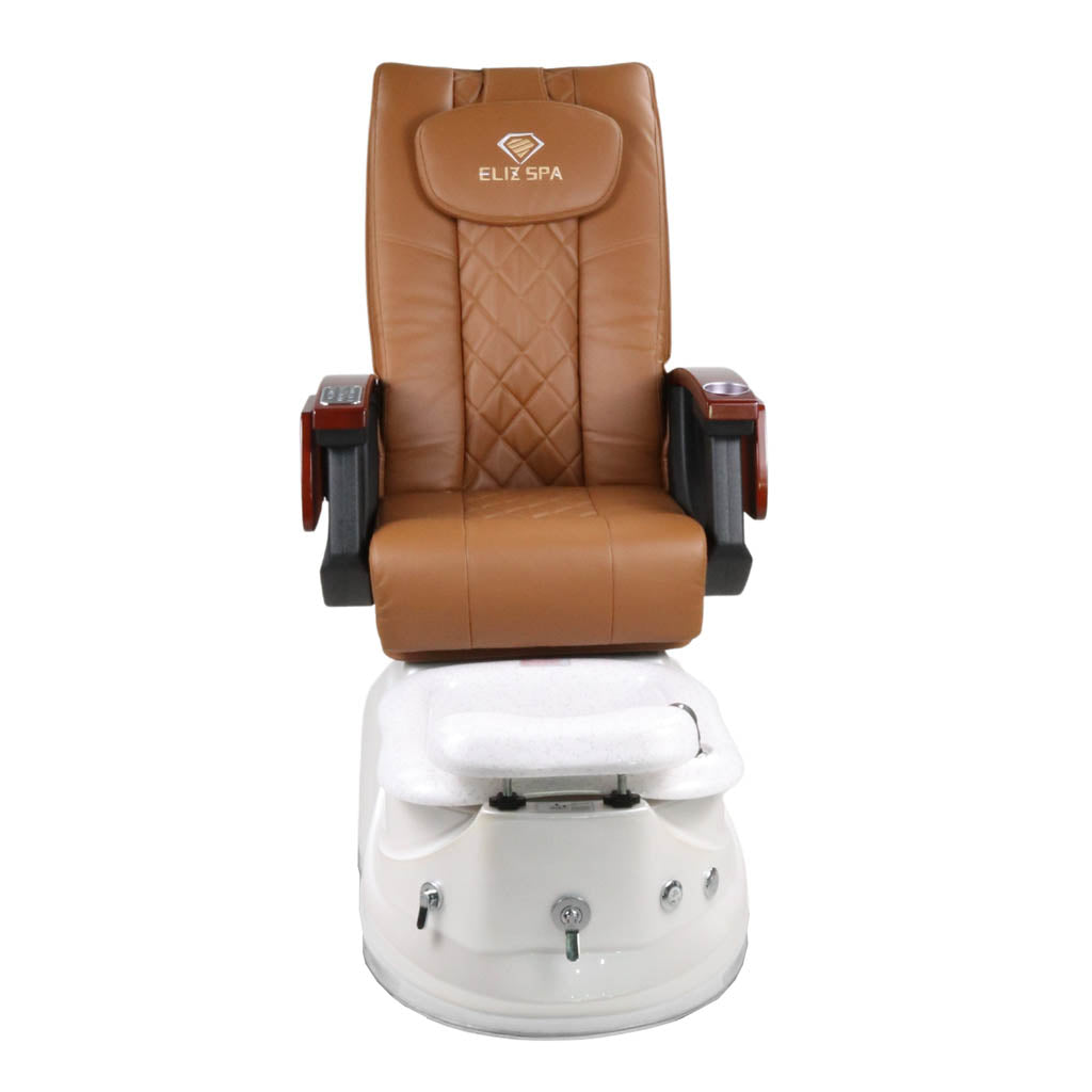 Pedicure Spa Chair - Pearl (Wood | Cappuccino | White)