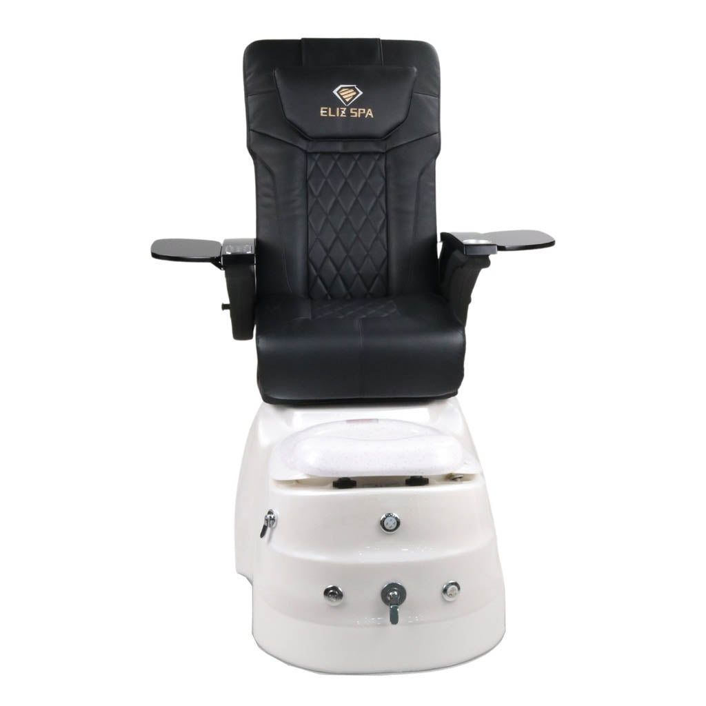 Pedicure Spa Chair - Quartz (Black | Black | White)