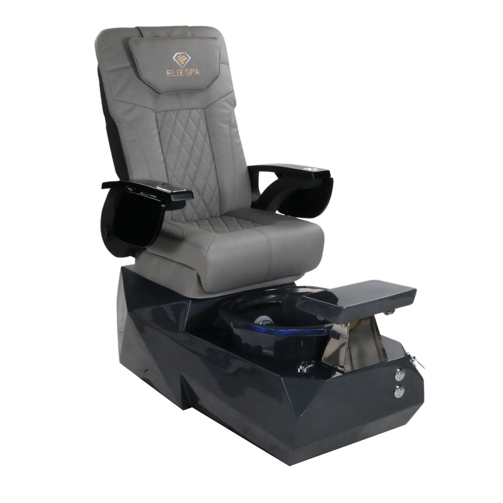 Pedicure Spa Chair - Eclipse (Black | Grey | Black)