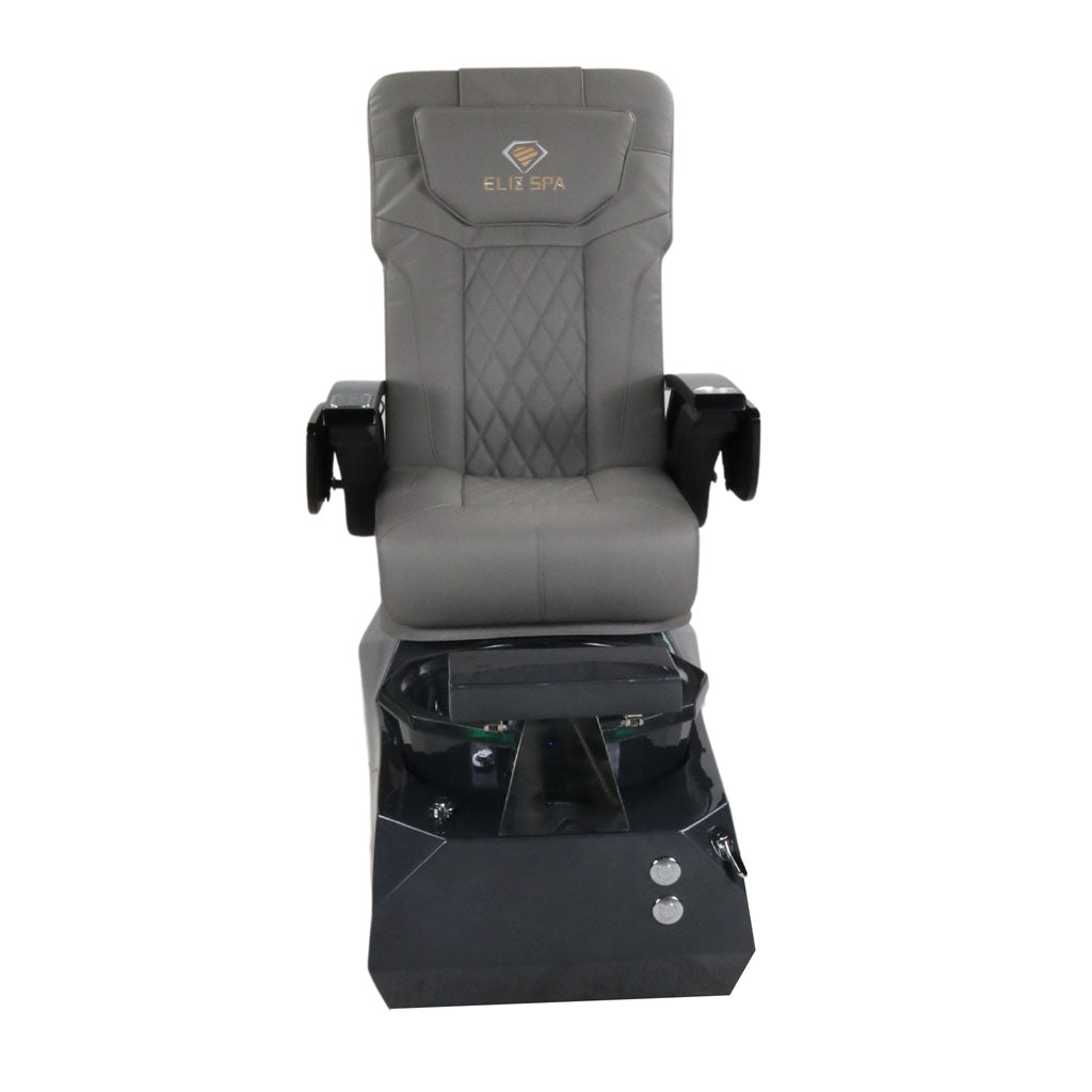 Pedicure Spa Chair - Eclipse (Black | Grey | Black)