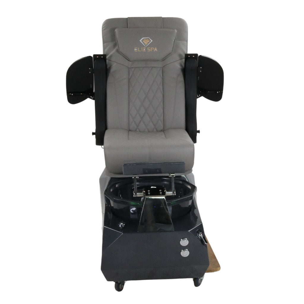 Pedicure Spa Chair - Eclipse (Black | Grey | Black)