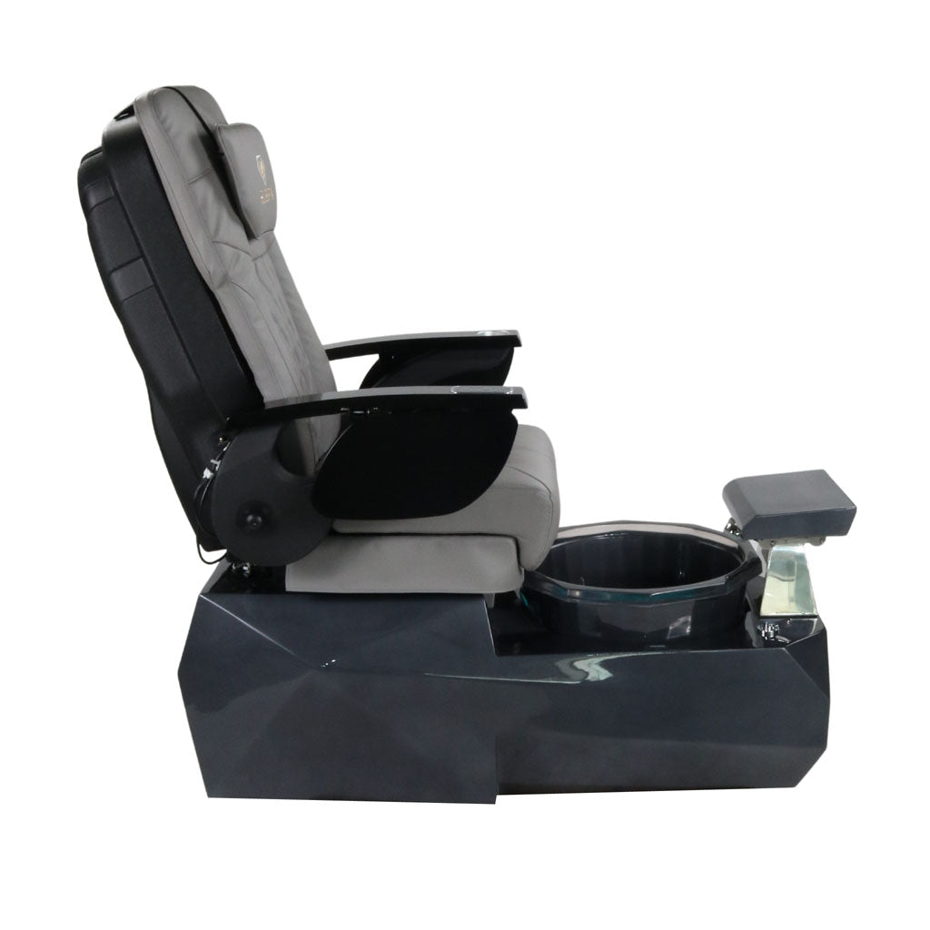 Pedicure Spa Chair - Eclipse (Black | Grey | Black)