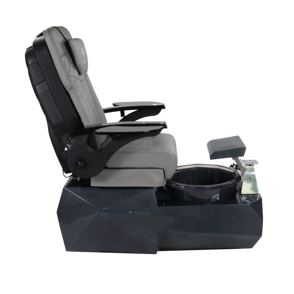 Pedicure Spa Chair - Eclipse (Black | Grey | Black)