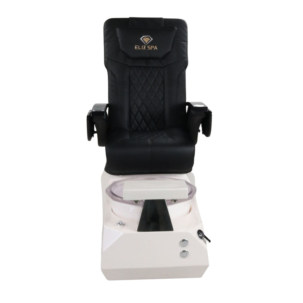 Pedicure Spa Chair - Eclipse (Black | Black | White)