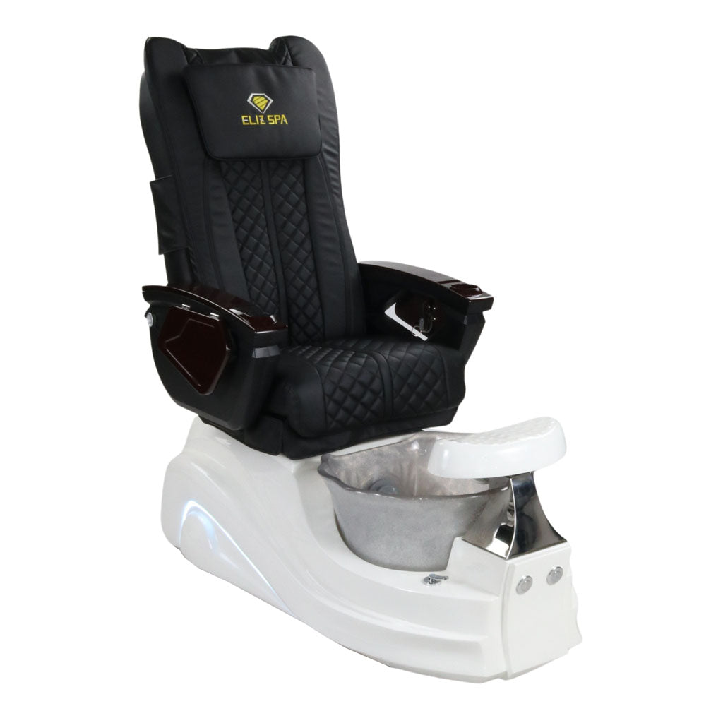 Pedicure Spa Chair - Frost (Wood | Black | White)
