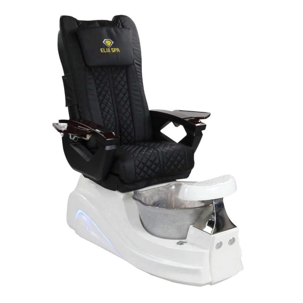 Pedicure Spa Chair - Frost (Wood | Black | White)