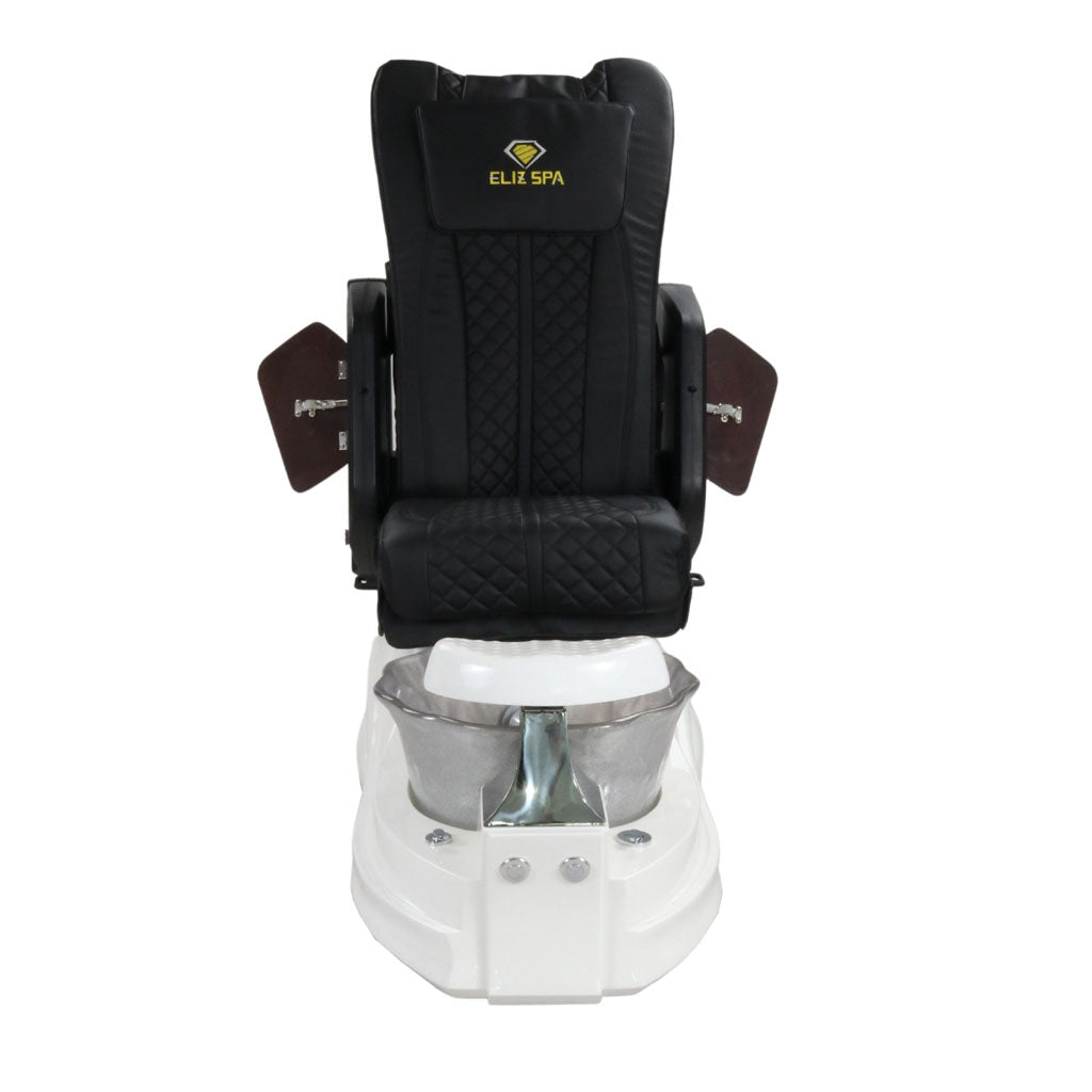 Pedicure Spa Chair - Frost (Wood | Black | White)