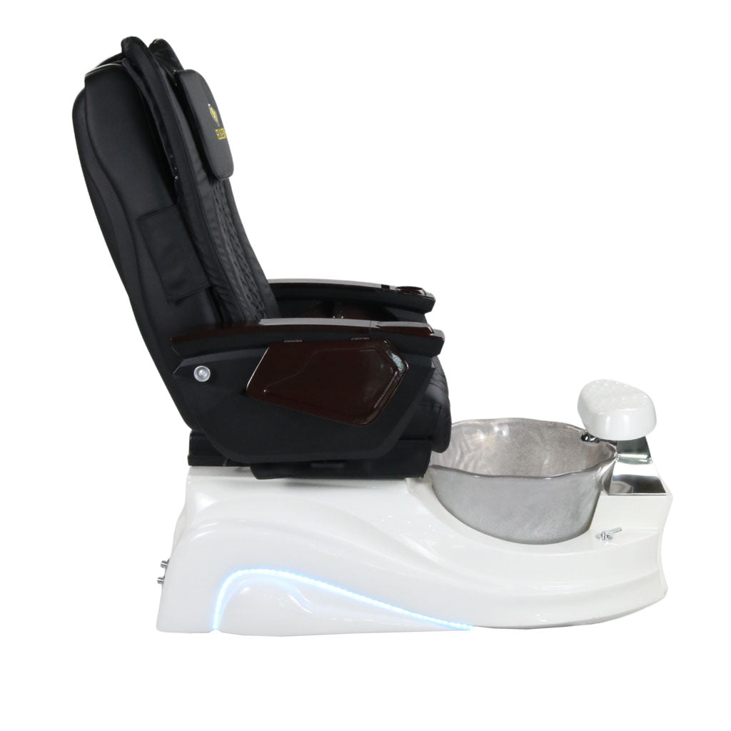 Pedicure Spa Chair - Frost (Wood | Black | White)