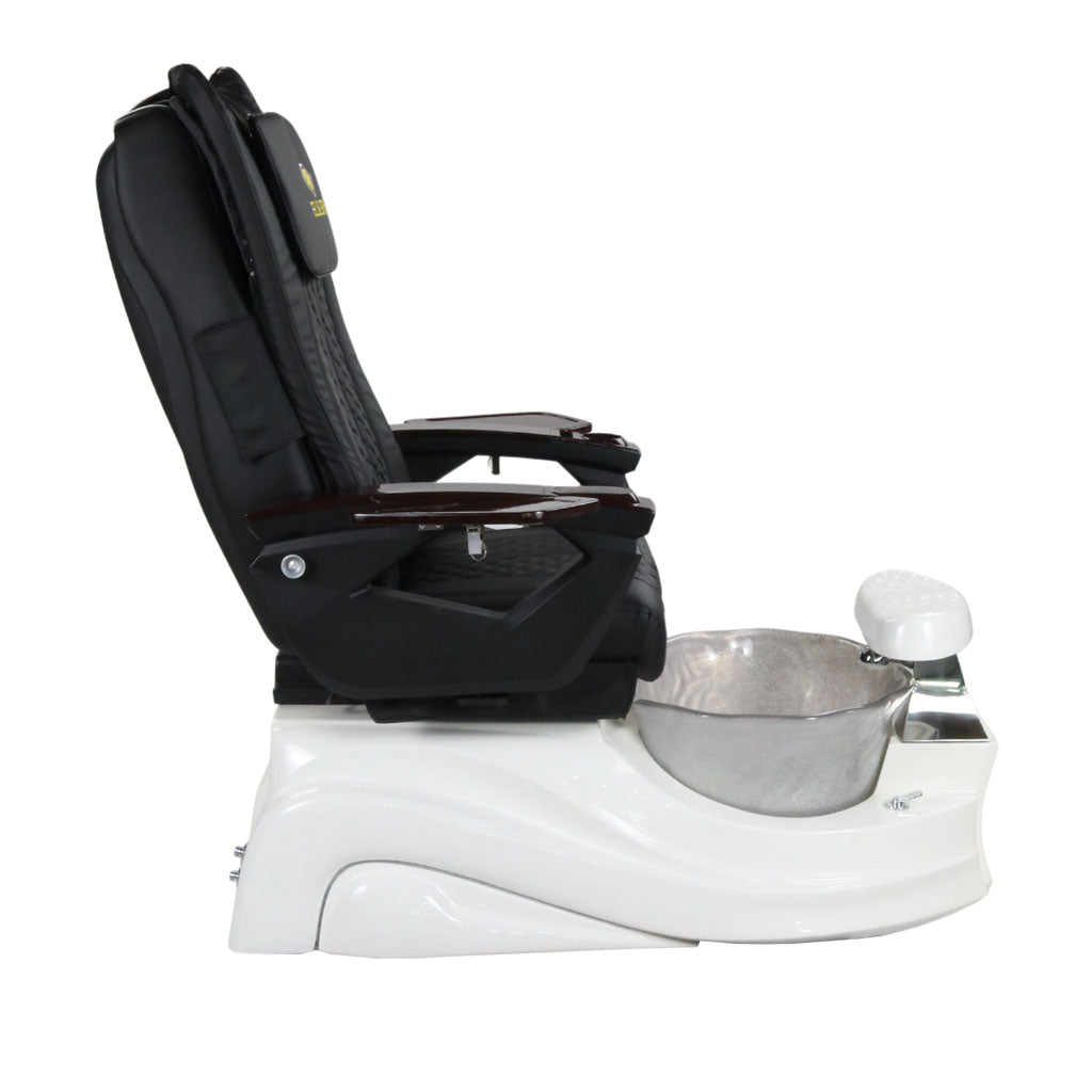 Pedicure Spa Chair - Frost (Wood | Black | White)