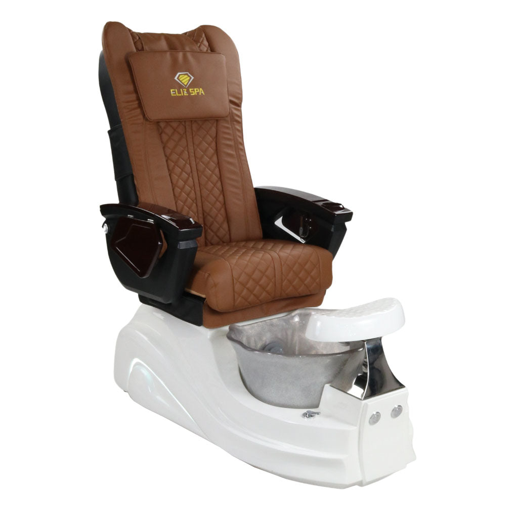 Pedicure Spa Chair - Frost (Wood | Cappuccino | White)