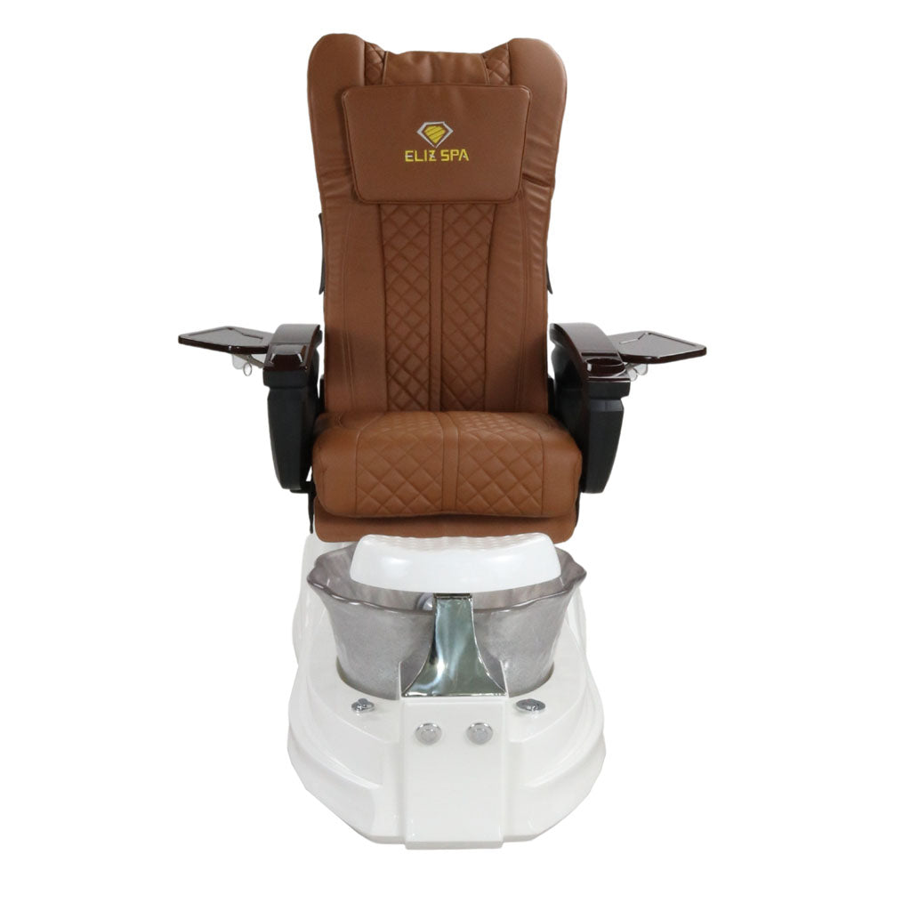 Pedicure Spa Chair - Frost (Wood | Cappuccino | White)