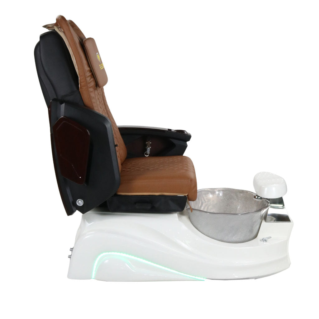 Pedicure Spa Chair - Frost (Wood | Cappuccino | White)